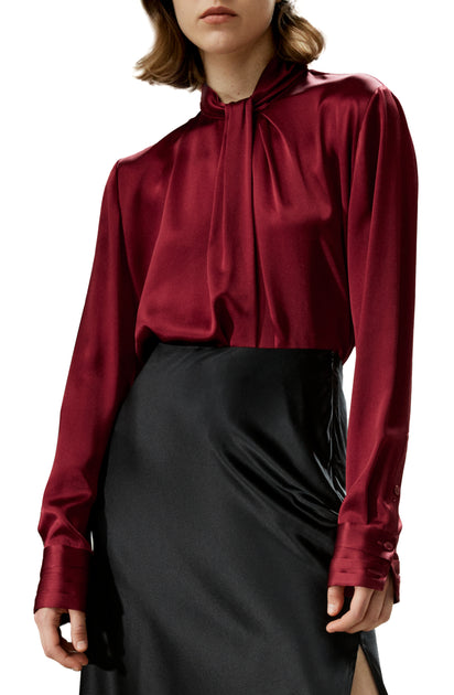 Chemise en Soie LILYSILK Rouge US 2 2