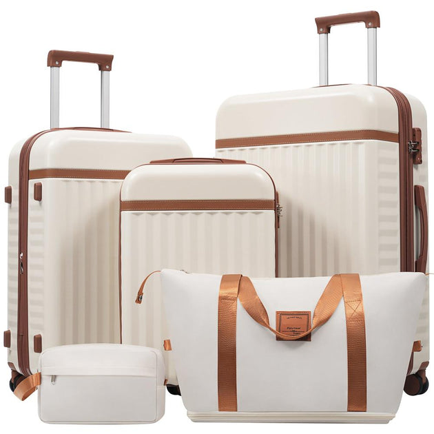BreeBe Gepäck-Set 5-teilig Schwarz 6