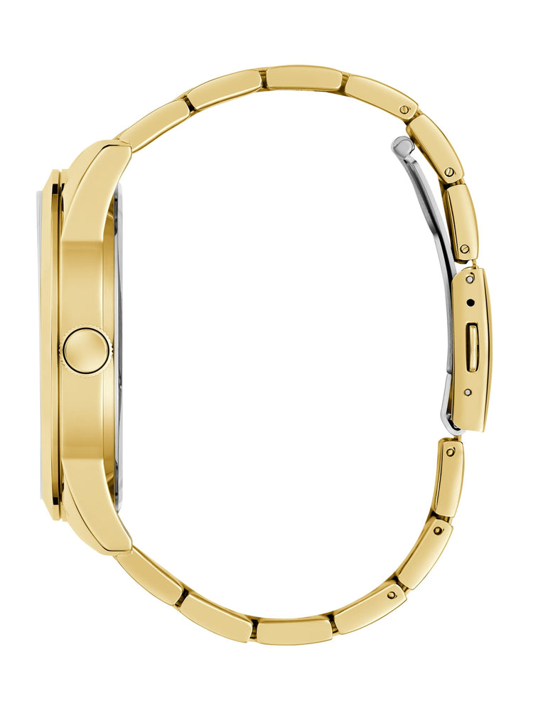Guess Factory Gold-Tone Lion Analog Watch | ShopSimon