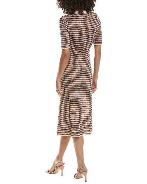 Missoni Wool-Blend Dress Brown XS 3