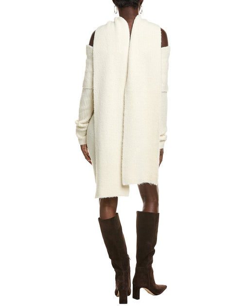 Endless Rose Off-Shoulder Sweaterdress Beige Medium 3
