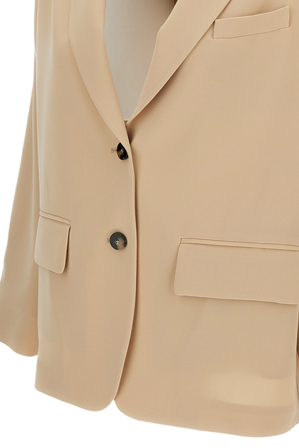 Alberto Biani Single Breasted Blazer Beige EU 40 4