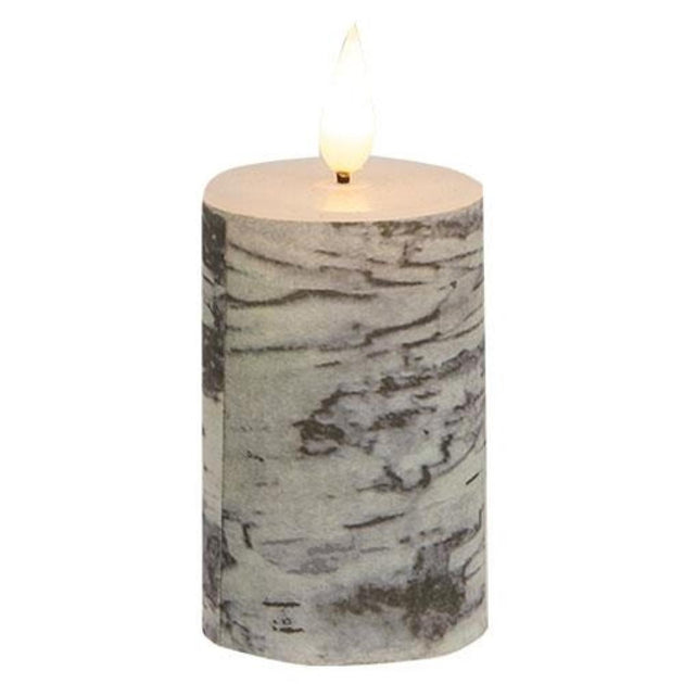 Hivvago Birch Look LED Timer Votive Brown 2
