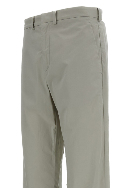 RIER Straight-Leg Cotton Trousers Grey Small 4