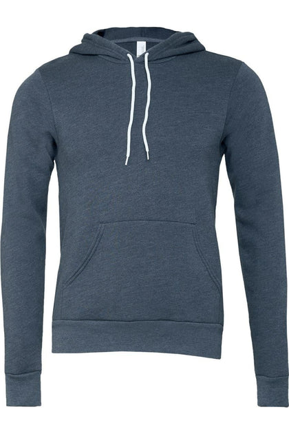 Bella + Canvas Sponge Fleece Hoodie Blue XXXLarge 2