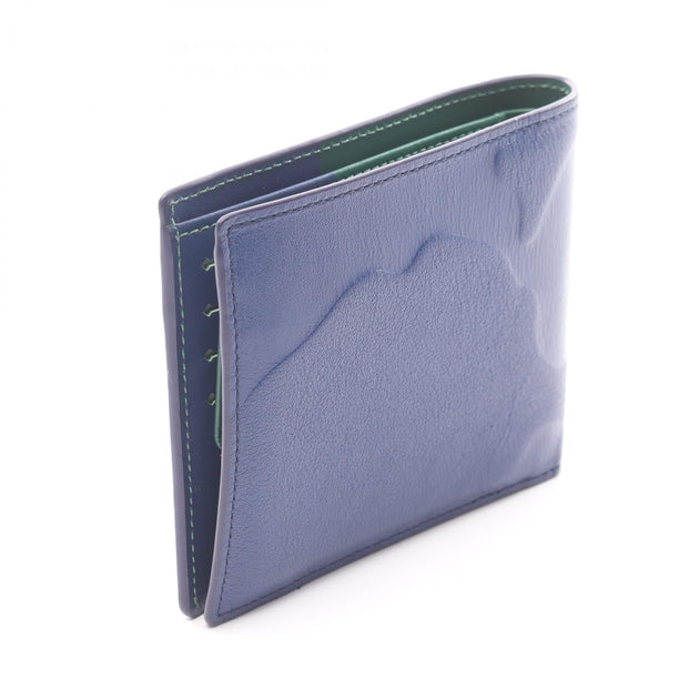 MCM Bifold Wallet Blue/Green 4