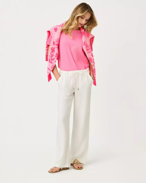 Lilly Pulitzer Brawley Leinenhose Multi Small 2