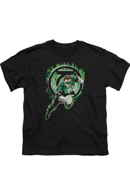 Gildan Green Lantern Space Cop T-Shirt Black XL 2