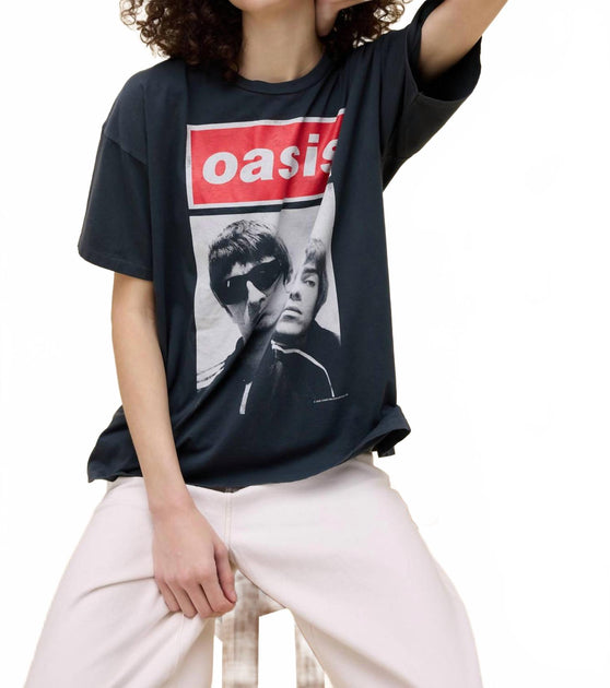 DAYDREAMER Oasis Liam And Noel T-Shirt Blue Small 3