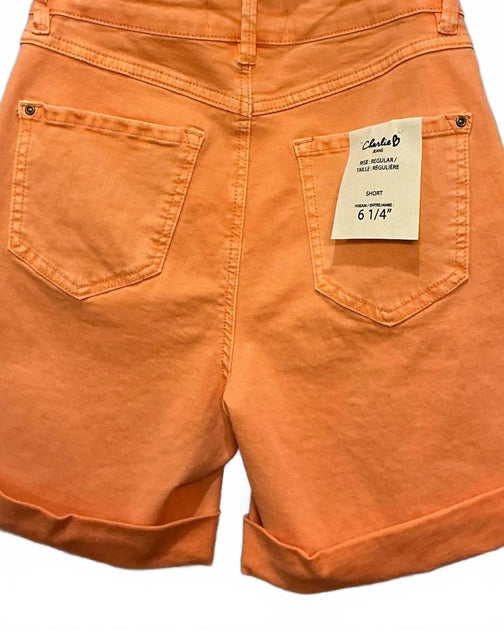 Charlie B Twill Short Brown US 2 3