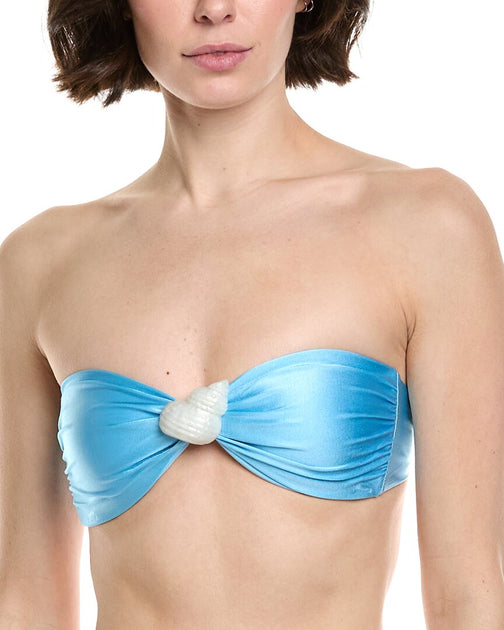 L Space Luminescent Bandeau Top Blue Small 2