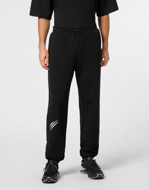 Plein Sport Loose Fit Jogging Pants Scratch Black Medium 4