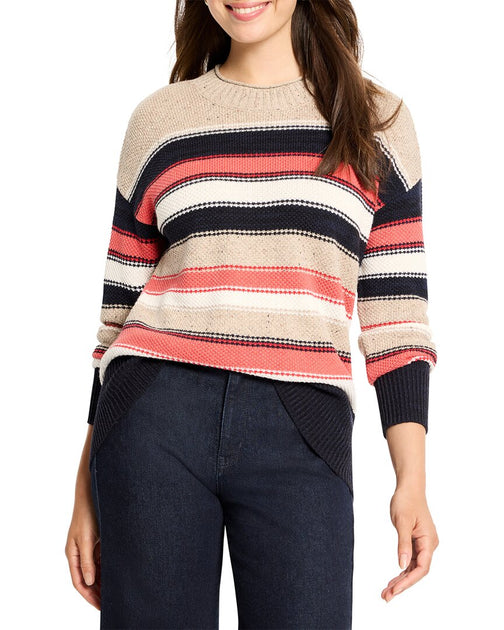 Nic + Zoe Knit Sweater Beige Medium 2