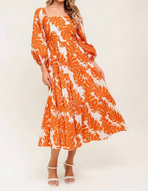 Flying Tomato Midi Dress Multi Medium 3