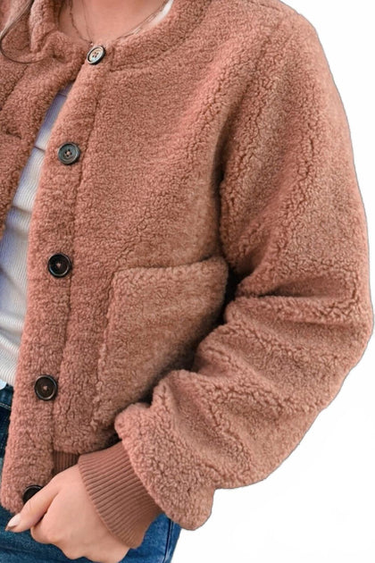 Sanctuary Teddy Cardigan Brown XL 4