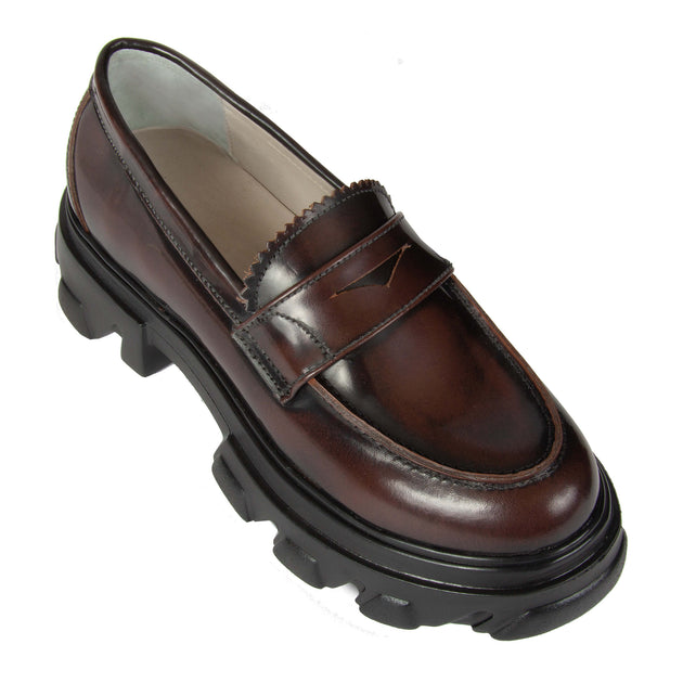 URBN Peny Leather Loafer Brown US 7 2