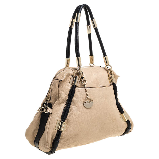 DKNY Satchel Beige/Black 4