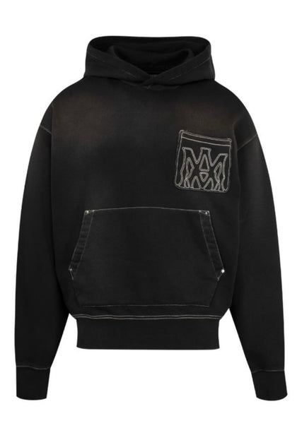 Amiri Black Outline Over Black XLarge 2