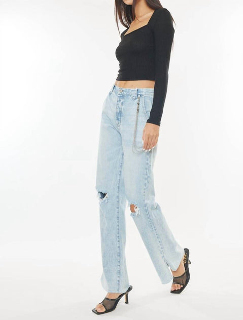 KanCan 90s Flare Jeans Blue 31 2