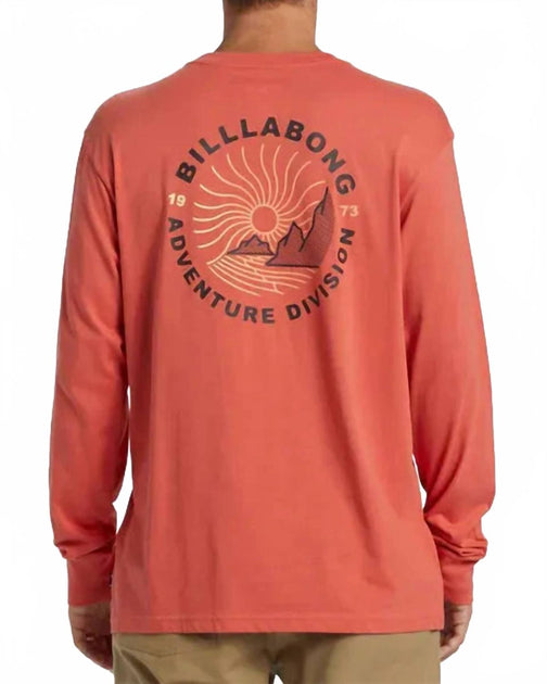 Billabong Rockies Long Sleeve Top Pink Small 3