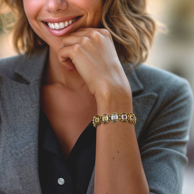 Ross-Simons Multi-Gemstone Bracelet Blue 3