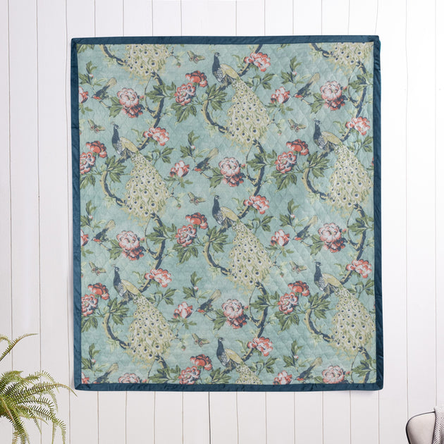 BreeBe Pavona Throw Blue 127x152cm 4