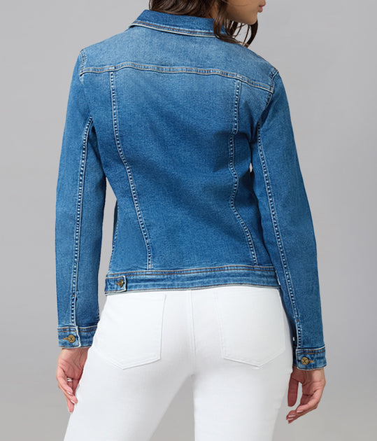 Lola Denim Gabriella Denim Jacket Blue Large 4