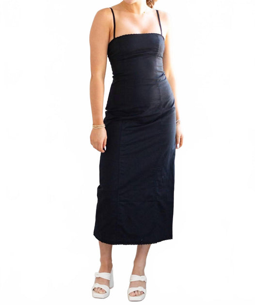 Ownley Ophelia Midi Dress Black Medium 2