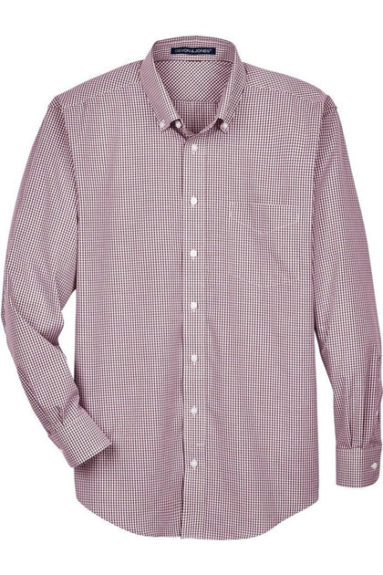 Devon & Jones Crown Collection Woven Dress Shirt Brown 4XLarge 2