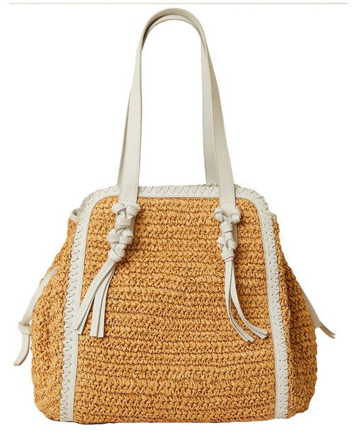 BTB Los Angeles Irina Satchel Beige Medium 2
