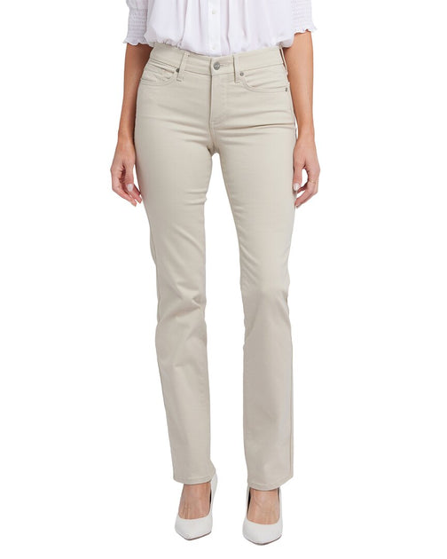 NYDJ Marilyn Straight Leg Jean Yellow Size L 2