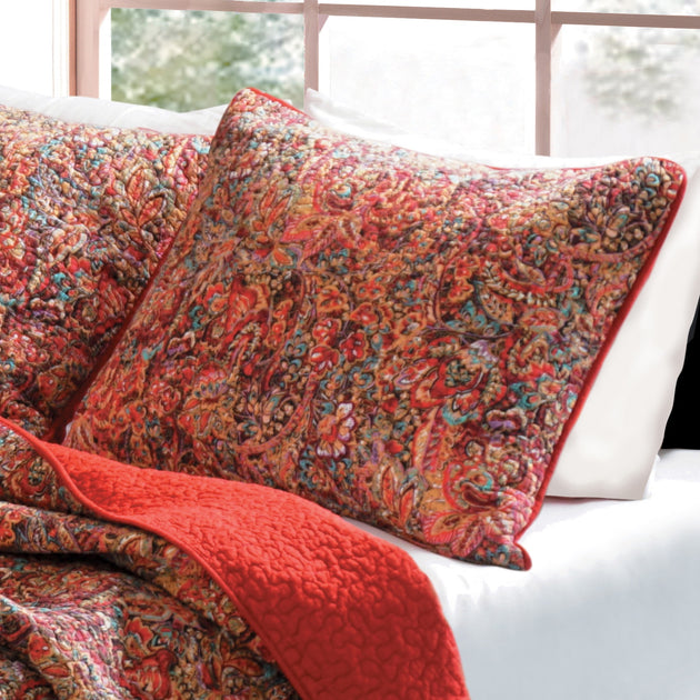 BreeBe Persian Sham Standard Red 2