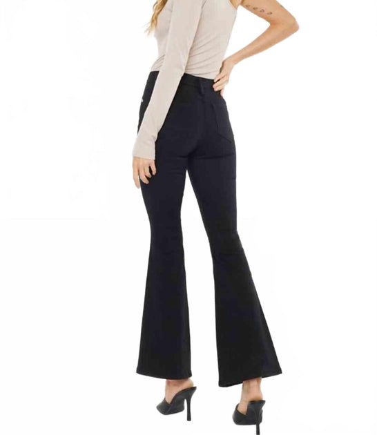 KanCan Crystal High Rise Petite Bootcut Jeans Black 29 4