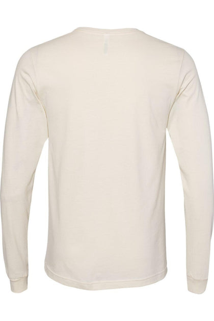 BELLA + CANVAS Unisex Jersey Long Sleeve Tee Beige Medium 3