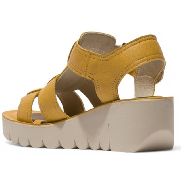 FLY London YUDD236FLY Wedge Sandal Black 10 4