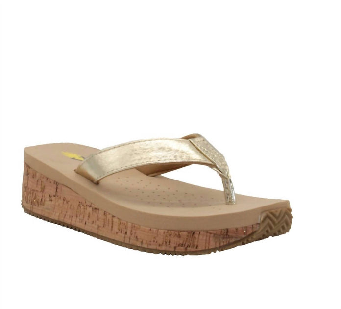 VOLATILE Neville Sandal Gold US 11 3