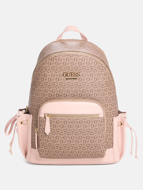 guess haidee mini backpack Guess Factory Charli Embossed Logo Backpack