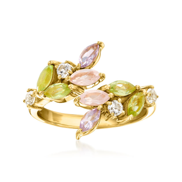 Ross-Simons Multi-Gemstone Ring Green US 5 3