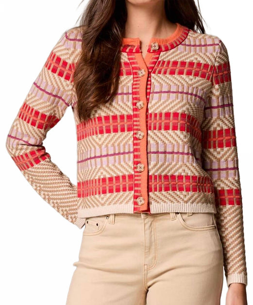 NZT by NIC+ZOE Energizer Strickjacke Pink Medium 2