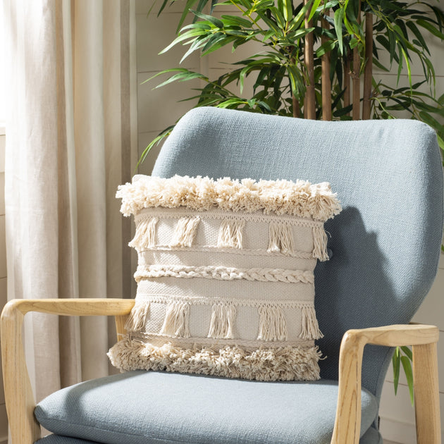 Safavieh Loli Pillow Beige 2