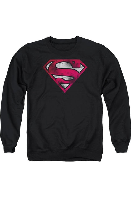 Gildan Superman Crewneck Sweatshirt Black XXL 2