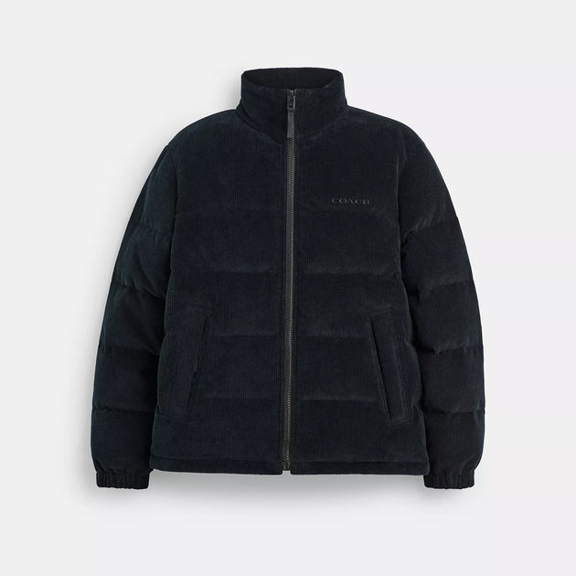 Coach Outlet Corduroy Down Jacket | ShopSimon