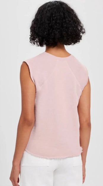 GOLDIE Melrose Raglan Muscle Top Pink Large 3