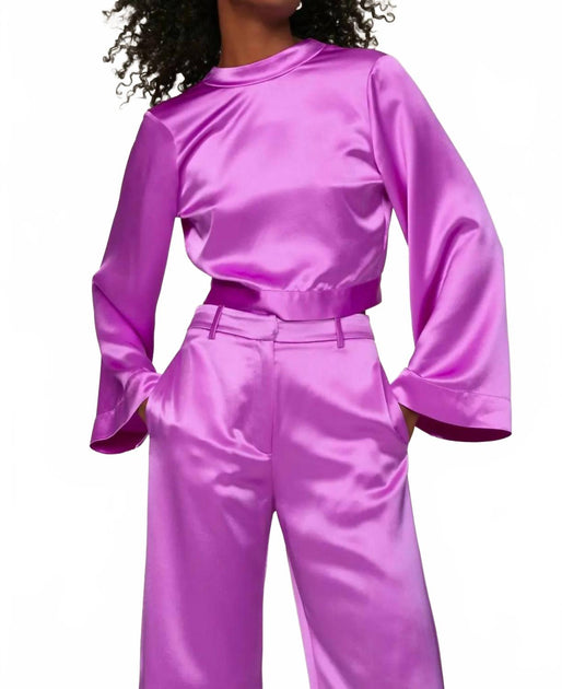 SOMETHING NAVY Open Back Top Pink XL 2