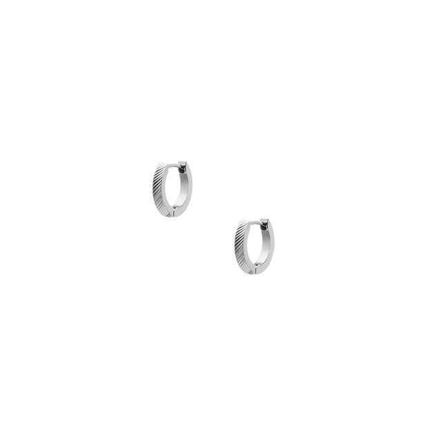 Fossil Harlow Hoop Earrings Silver 5