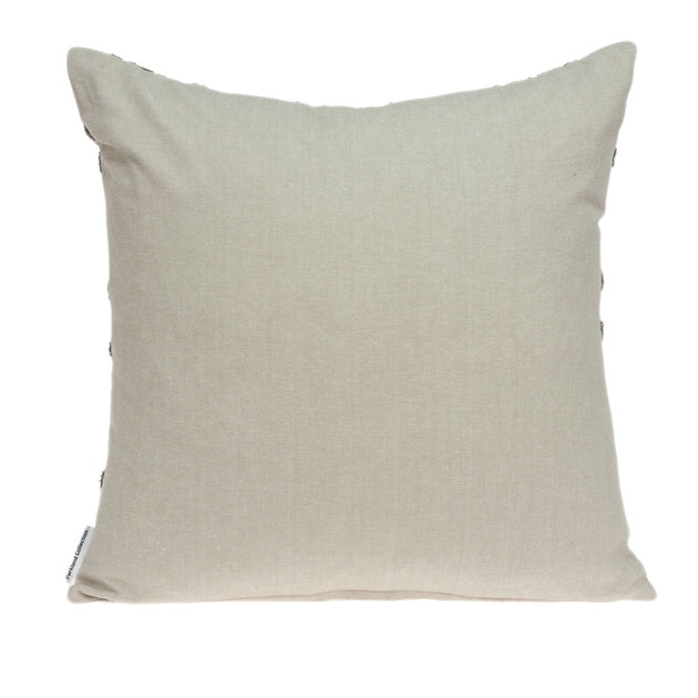 Hivvago Diamond Throw Pillow Beige/Gray 20in 4