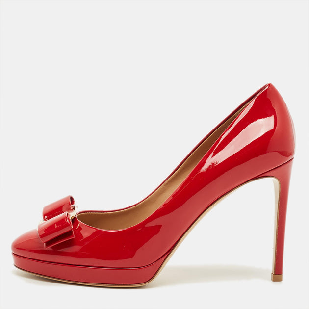 Salvatore Ferragamo Osimo Pumps Red EU 38 2