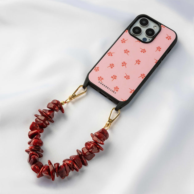 Cordée Cases Coral Cove Set Chaîne Téléphone Rouge 2