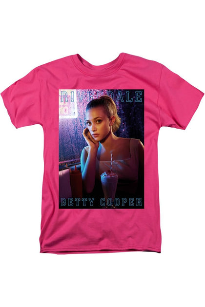 Gildan Riverdale Betty Cooper T-Shirt Pink Large 2