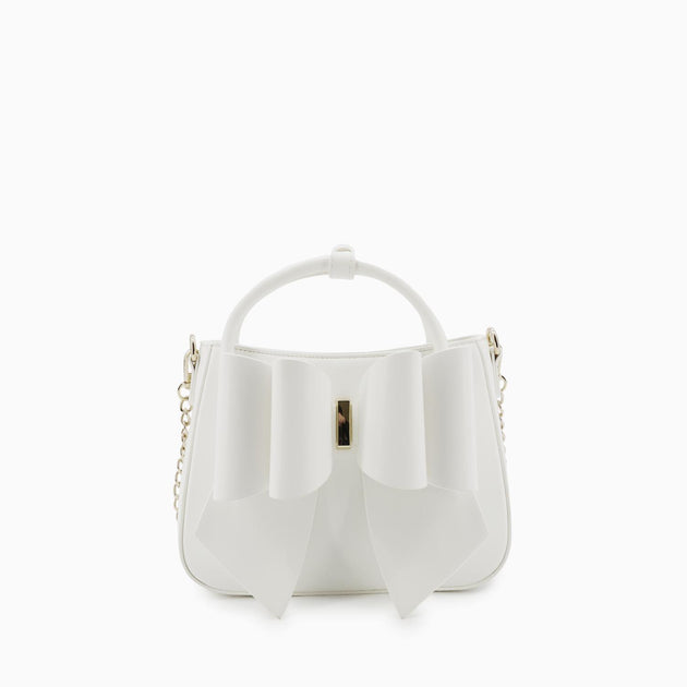 Like Dreams Madeline Bow Crossbody Bag White One Size 2